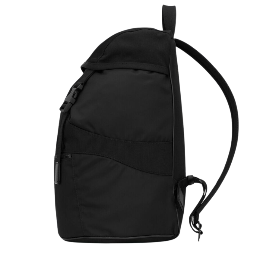 sac à dos SAINT LAURENT  nylon recyclé noir broderie logo écriture