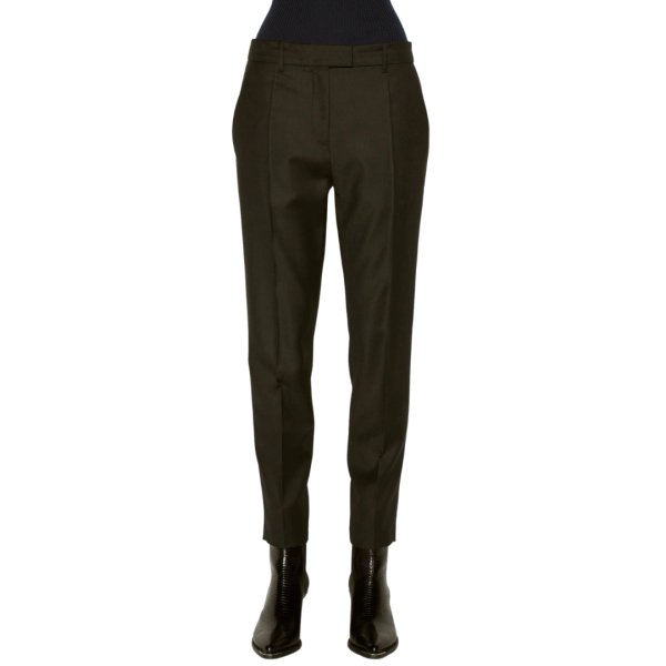 Pantalon Cigarette BARBARA NUI Roxy Laine Cachemire Noir