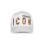 Casquette de Baseball coton blanc logo ICON palmiers