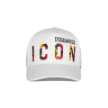 Casquette de Baseball coton blanc logo ICON palmiers