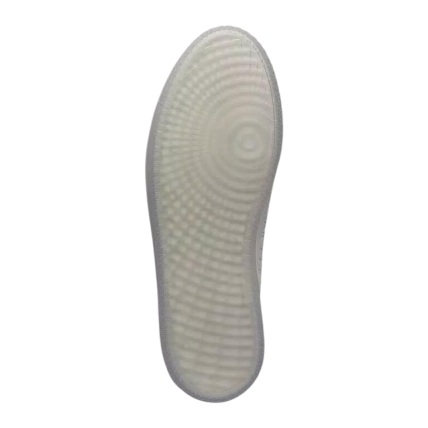 Baskets MONCLER Pivot low cuir Blanc Noir Clearsole