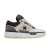 Baskets Sneakers MA-1 cuir blanc marron