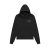 Sweat-shirt à capuche Hoodie Coton noir Logo poitrine dos