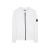 Sweat-shirt à capuche zippé Cardigan coton blanc Badge Rose des vents