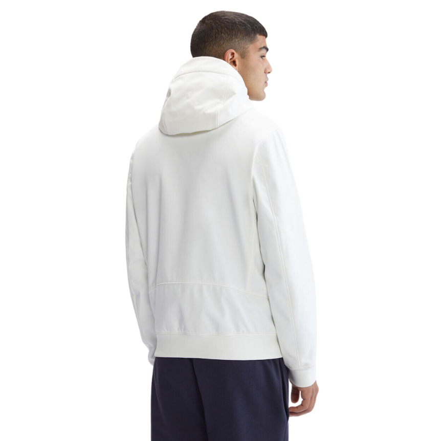 Veste à capuche zippée CP Shell-R blanc lentille