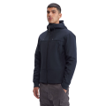 Veste à capuche zippée CP Shell-R bleu marine lunettes