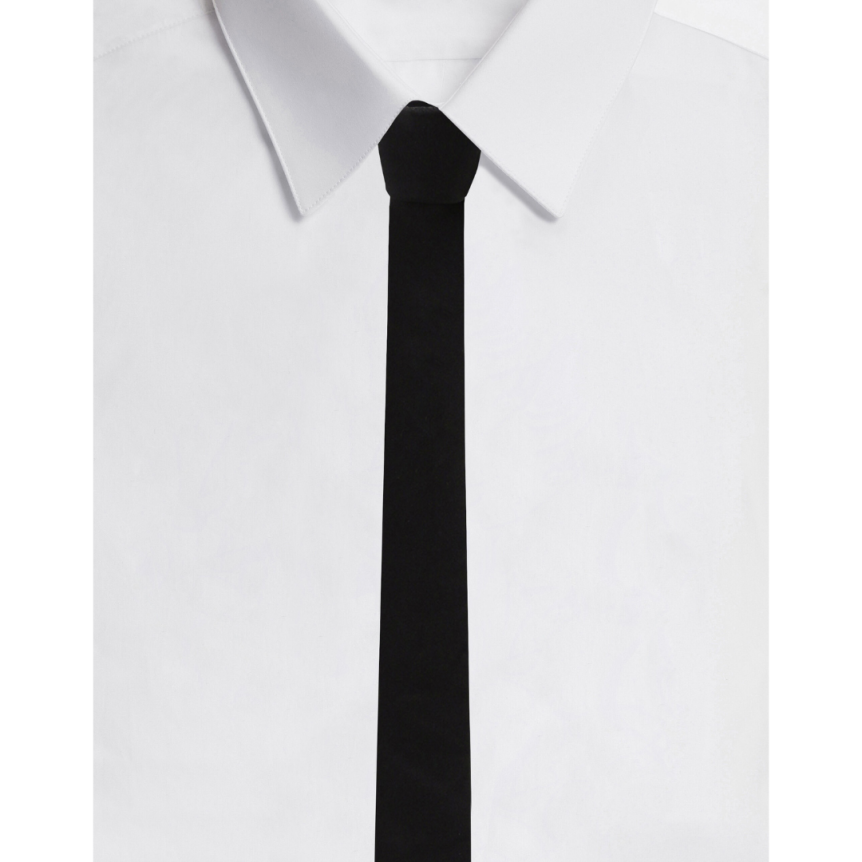 Cravate fine DOLCE & GABBANA soie noire