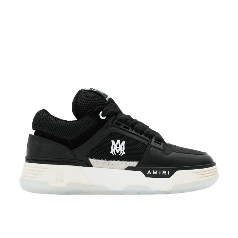Sneakers MA-1 cuir tissu noir