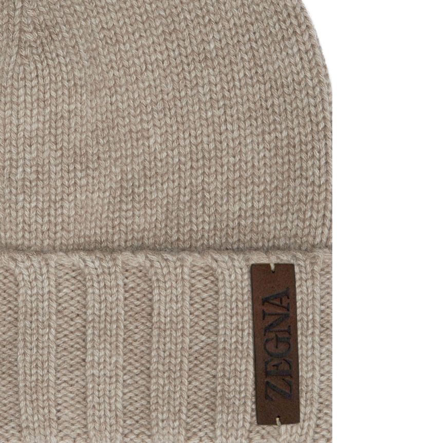 Bonnet Zegna cachemire Oasi beige