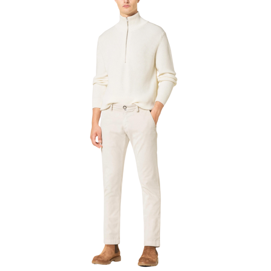 Pantalon chino ivoire Bobby Jacob Cohen