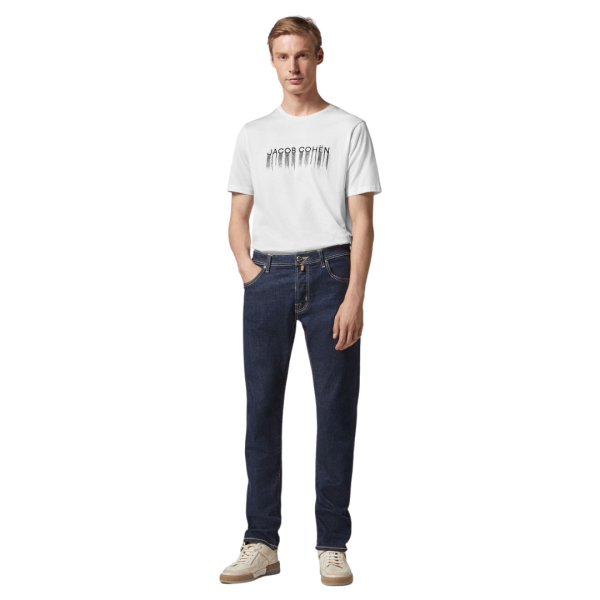 Jean JACOB COHEN Bard édition limitée denim coton bleu brut surpiqures