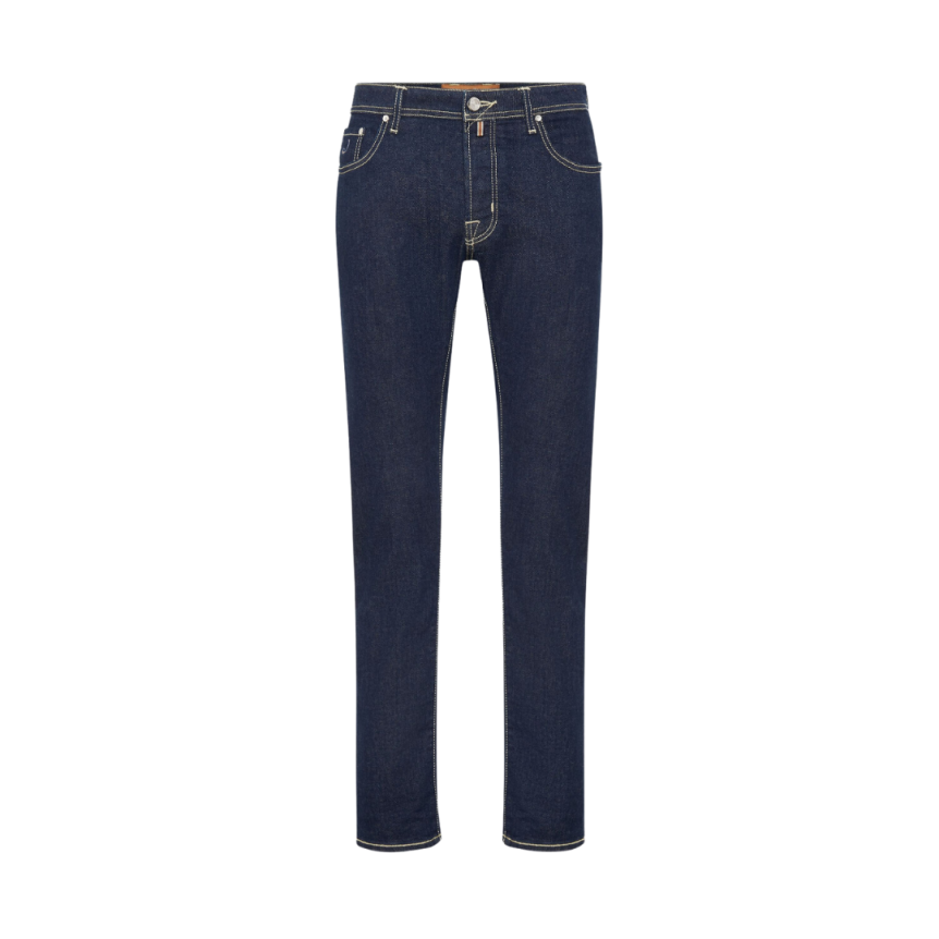 Jean JACOB COHEN Bard édition limitée denim coton bleu brut surpiqures