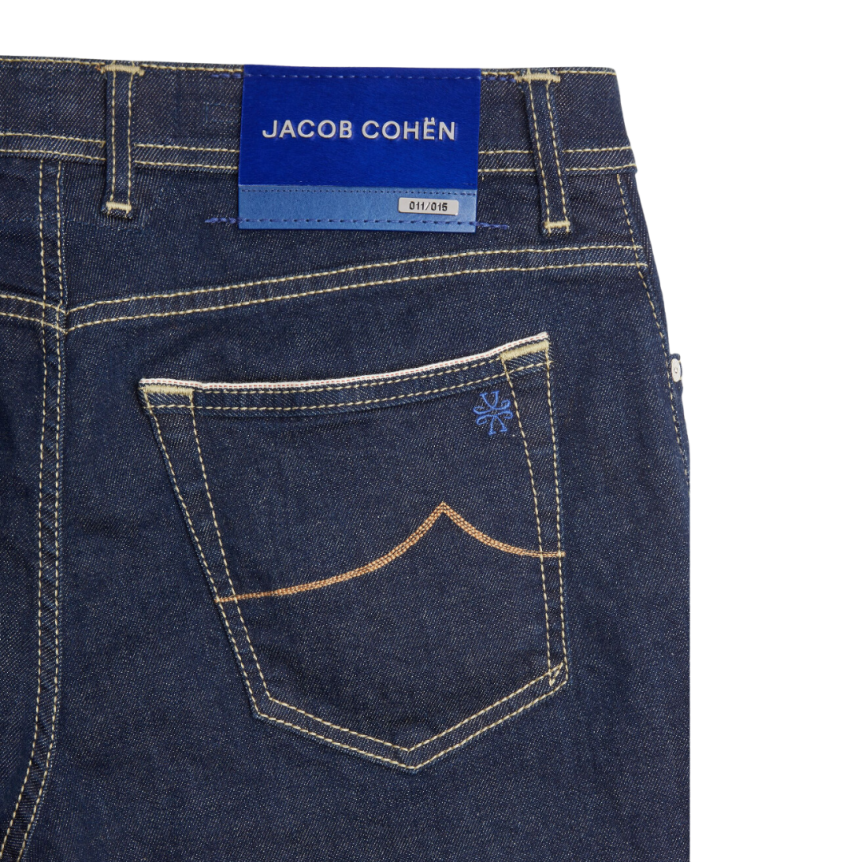 Jean JACOB COHEN Bard édition limitée denim coton bleu brut surpiqures