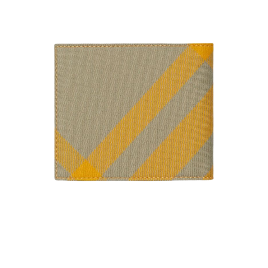 Portefeuille BURBERRY volets carreaux check jaune