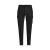 Pantalon cargo zippé coton satin extensible noir