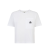 T-shirt court coton jersey blanc poche Fendi Roma noir
