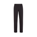 Pantalon slim coton noir patch Fendi