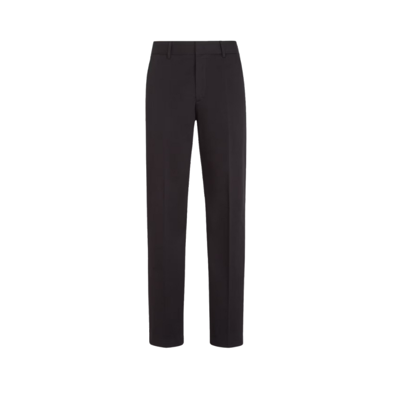 Pantalon slim coton noir...