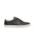 Baskets Slip On Playtime Cuir Scritto Nero Grigio