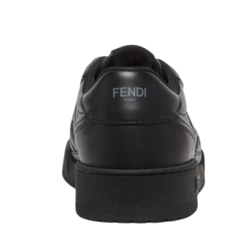 Basket FENDI Match noir gris semelle noire