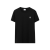 T-shirt Parker coton noir motif monogramme TB Blanc