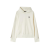 Sweat-shirt capuche coton écru broderie Monogramme PA poitrine