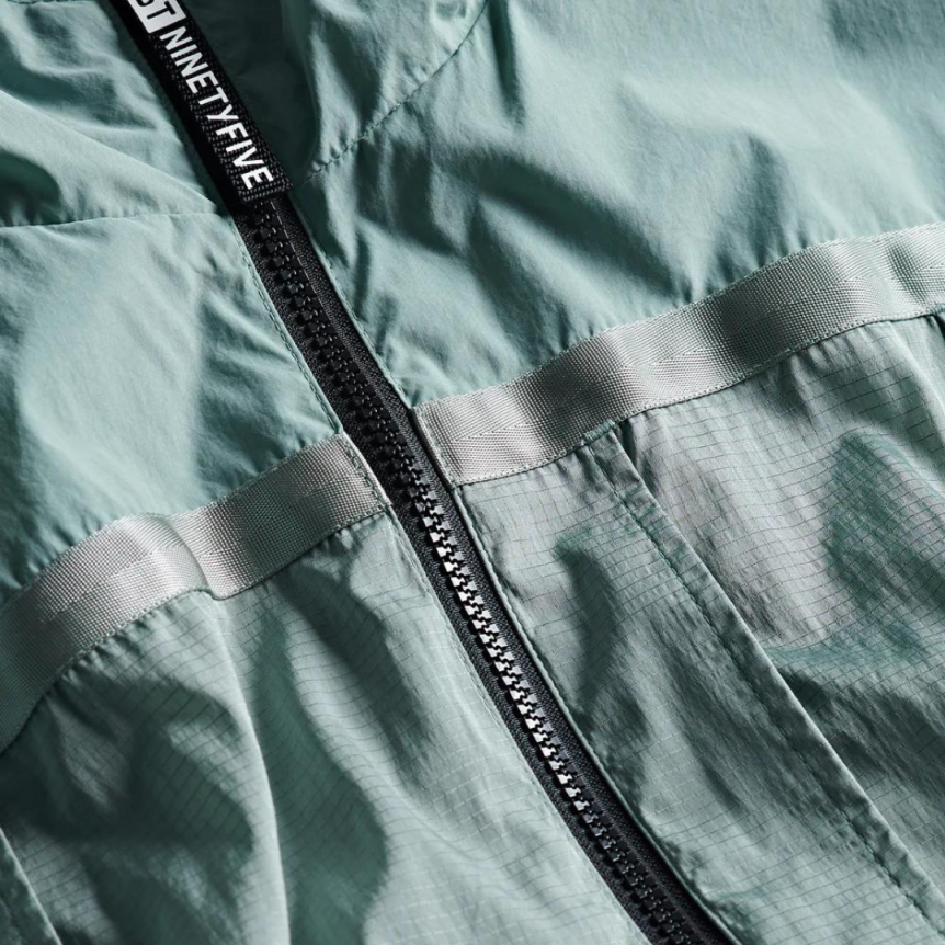 Veste ST-95 Archive Anorak mi-long nylon vert capuche