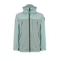 Veste Archive Anorak mi-long nylon vert capuche