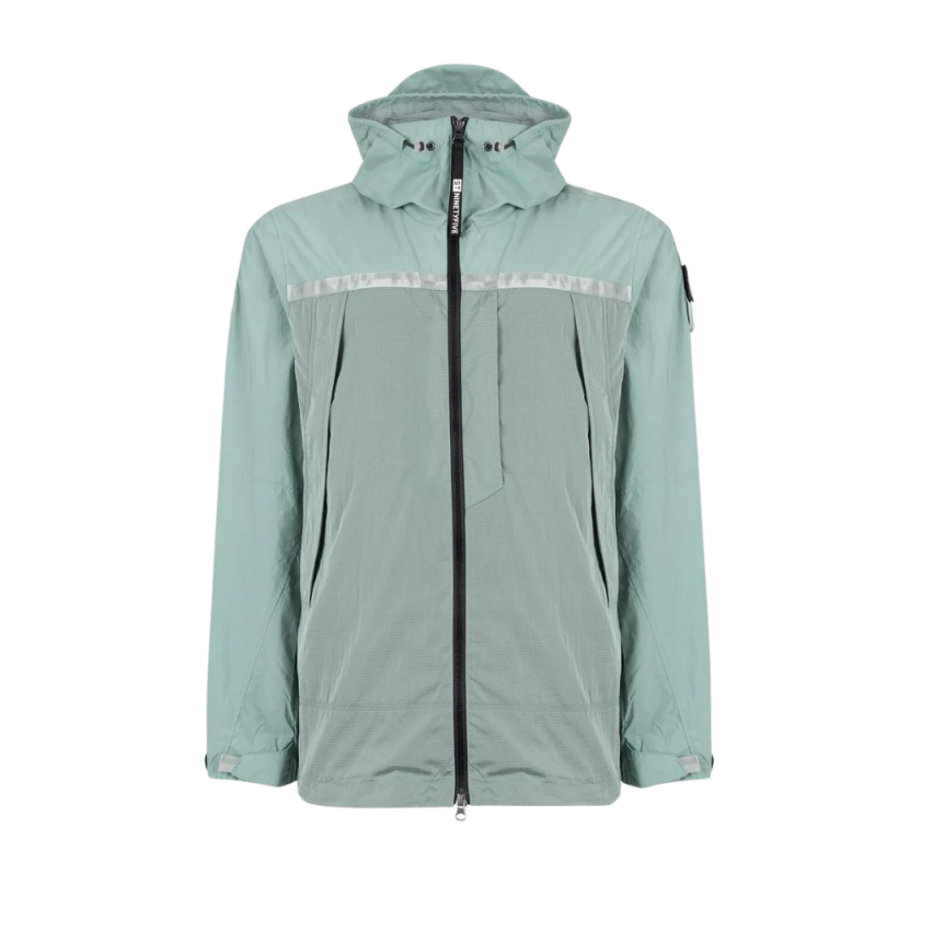 Veste ST-95 Archive Anorak mi-long nylon vert capuche