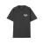 T-shirt coton noir lavé Palm Angels City blanc