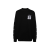 Sweat-shirt col rond coton noir Logo Skate Abloh 23 blanc
