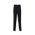 Pantalon oversize laine noire ceinture