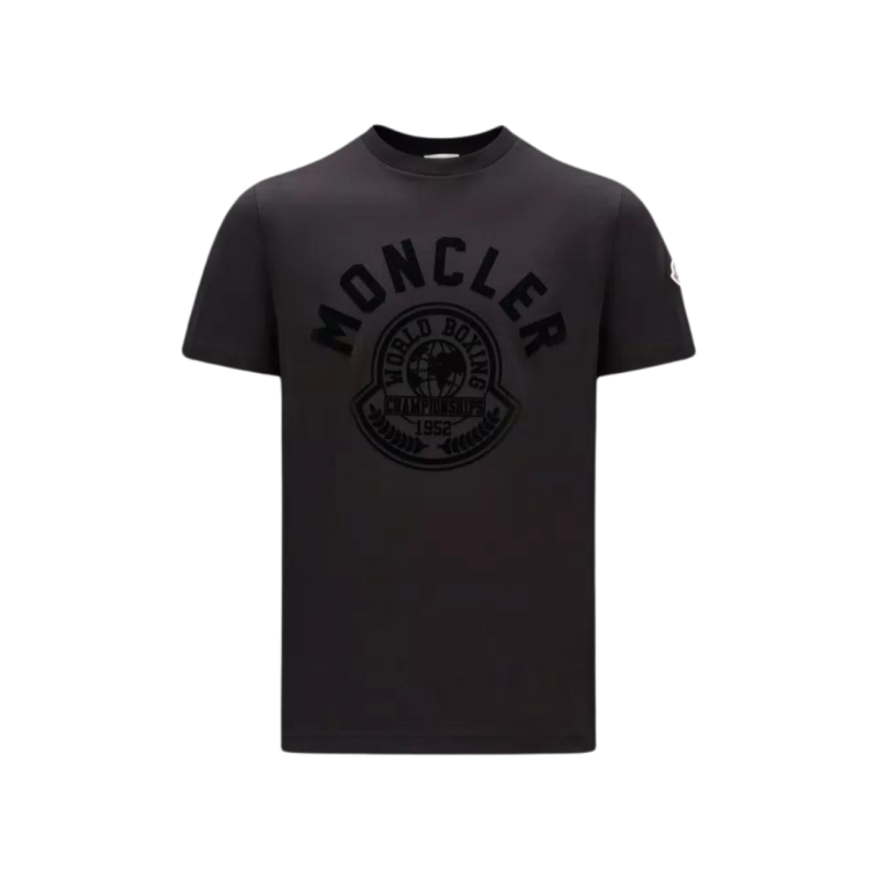 T-shirt coton noir logo...