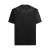 T-shirt col rond jersey coton noir imprimé capuche lunettes dos