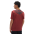 T-shirt col rond jersey coton rouge imprimé capuche lunettes dos