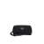 Pochette trousse nylon cuir brossé' noir logo triangle