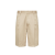 Short Bermuda pince coton beige