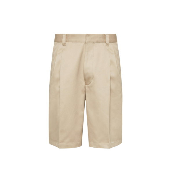 Short Bermuda PRADA pince coton beige