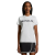 T-shirt col rond jersey coton blanc logo Moncler
