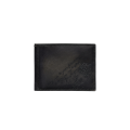 Portefeuille Figure Cuir Scritto Swype Nero Grigio