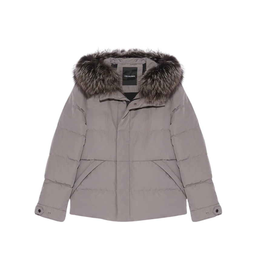 DDOUNE GRIS CLAIR COL RENARD GRIS