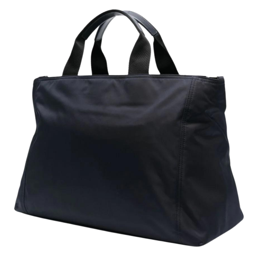 Sac Cabas DOLCE & GABBANA fourre-tout nylon bleu marine logo relief blanc