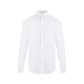 Chemise manche longue Martini coton blanc col Kent