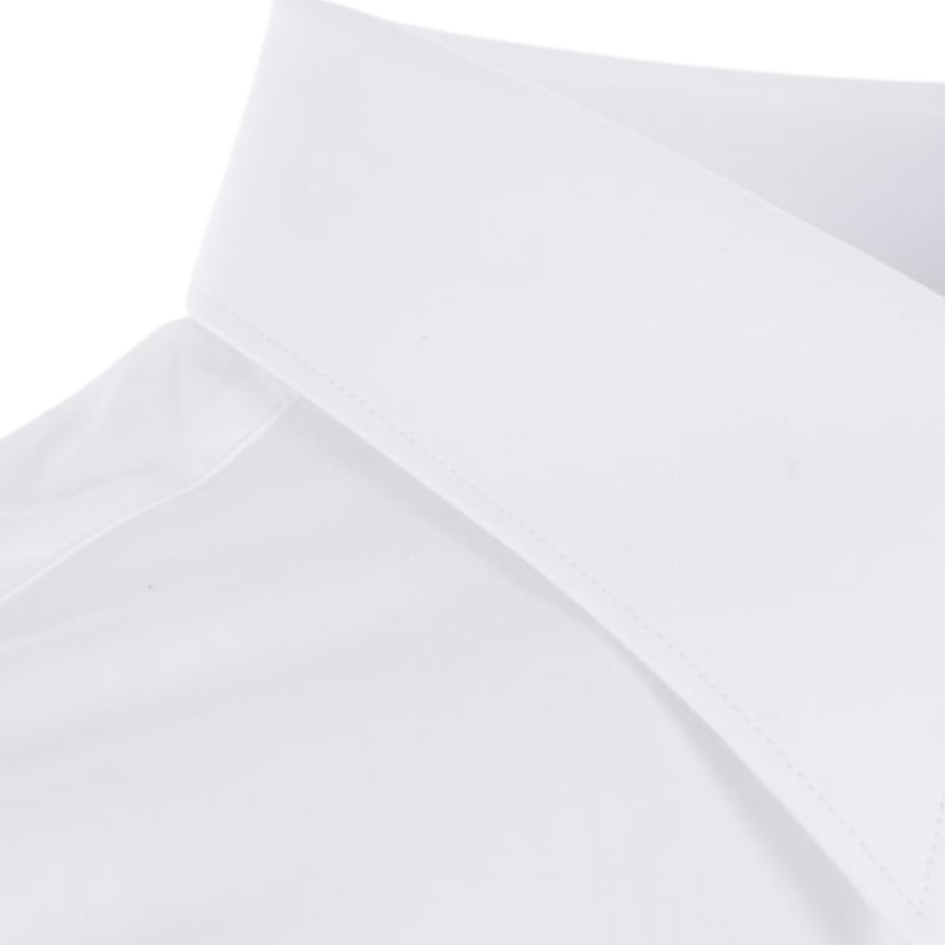 Chemise manche longue DOLCE & GABBANA Martini coton blanc col Kent