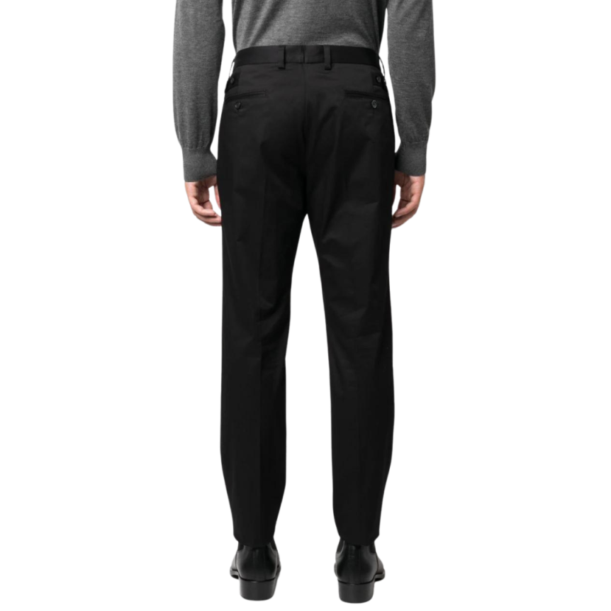Pantalon Chino DOLCE & GABBANA coupe droite coton stretch noir