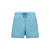 Short de bain nylon bleu taille élastique cordon poche tricolore