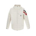 Doudoune Berard nylon blanc mat Manche Tricolore