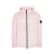 Veste à capuche zippée nylon recyclé rose CRINKLE REPS