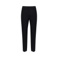Pantalon fuselé plis marqués viscose noir