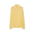 Chemise manche longue col en pointe jersey viscose jaune jonquille